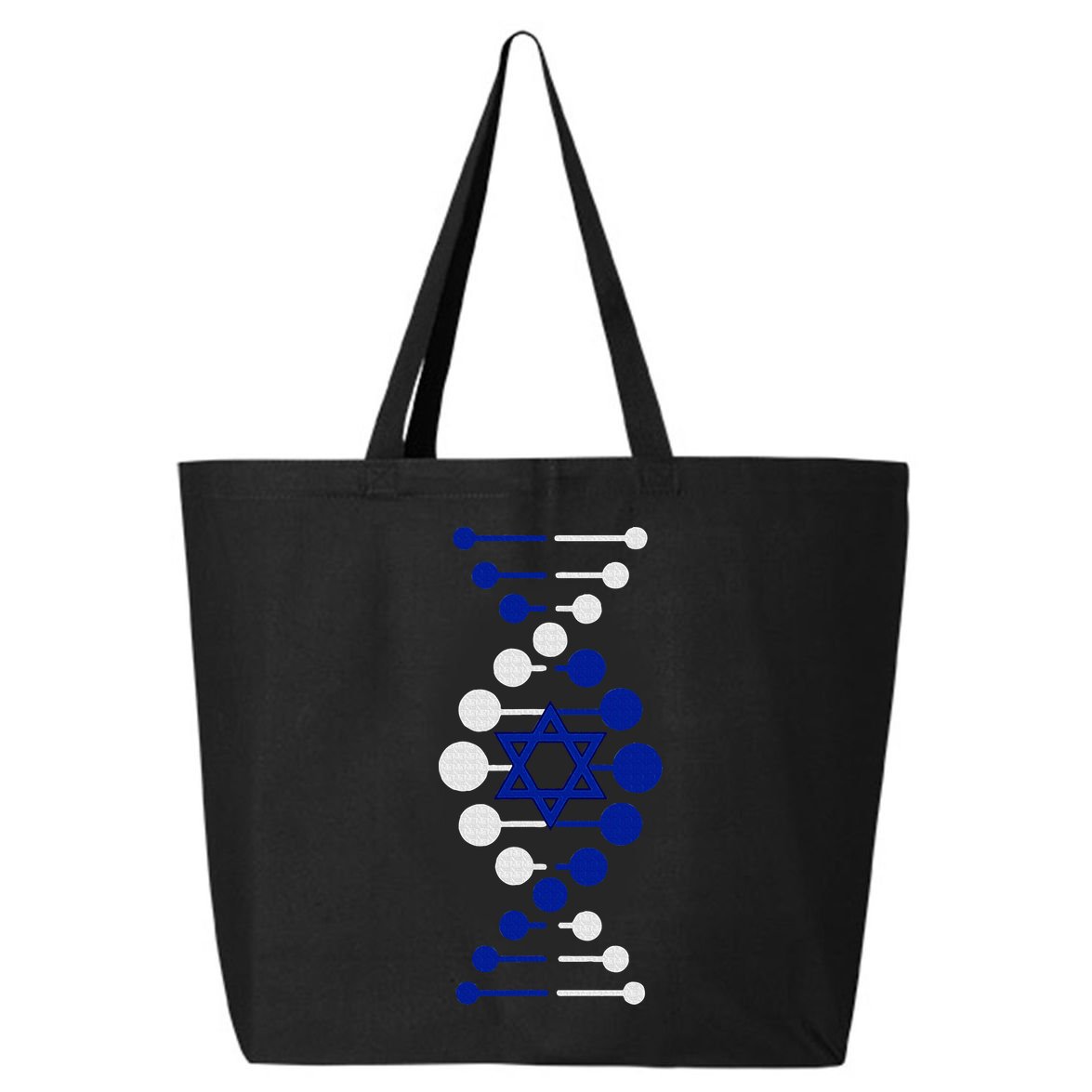 Israel, It's In My DNA Star of David Am Yisrael Chai 25L Jumbo Tote