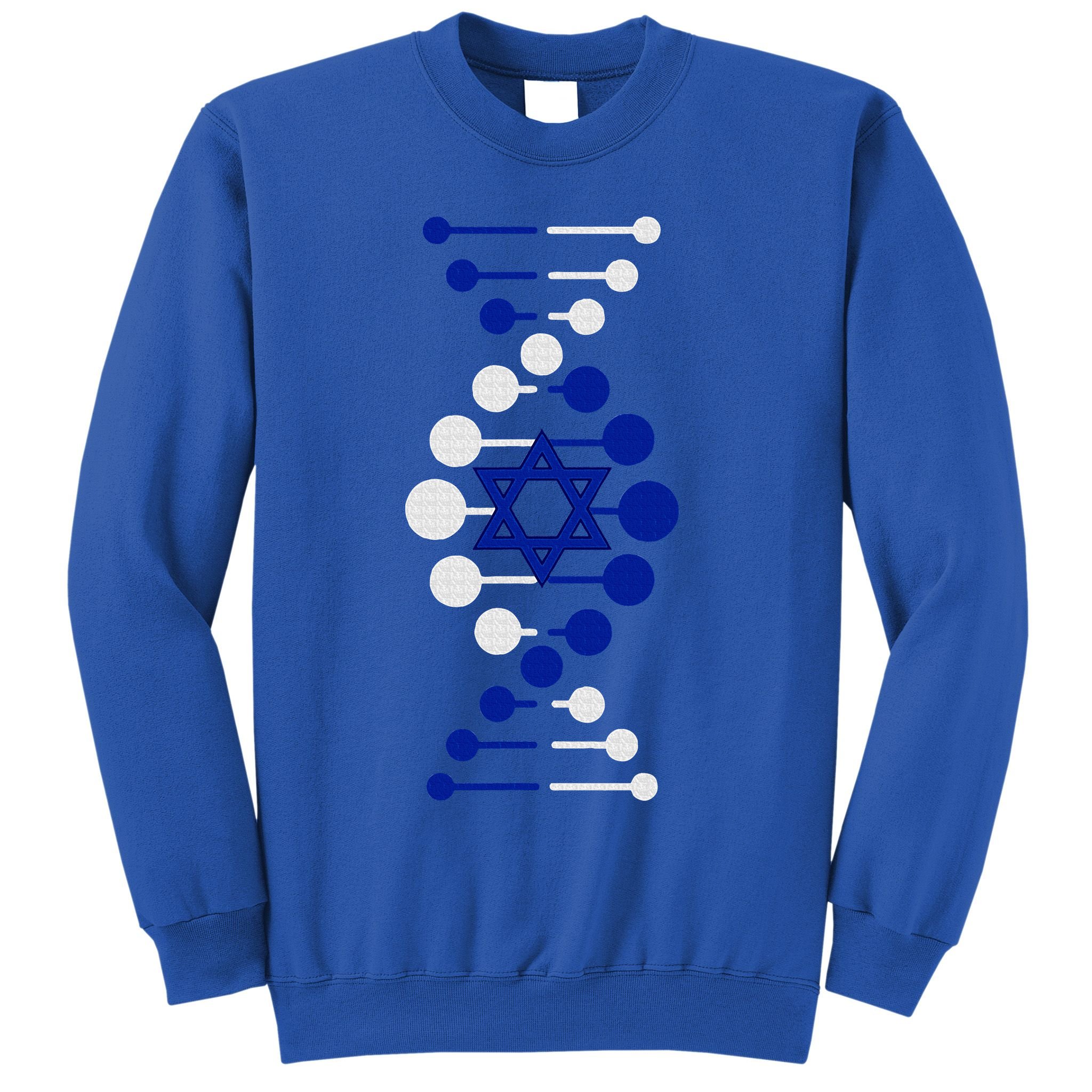 Israel, It's In My DNA Star of David Am Yisrael Chai Sweatshirt
