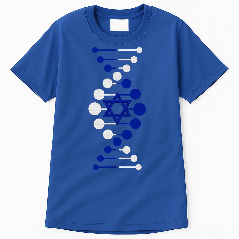 Israel, It's In My DNA Star of David Am Yisrael Chai Tall T-Shirt