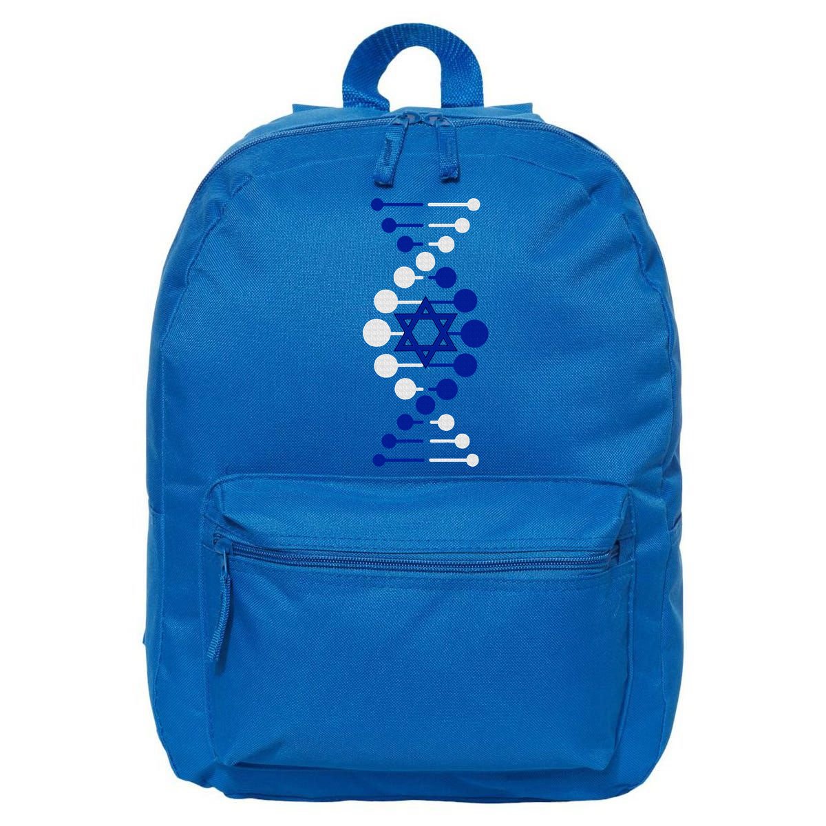 Israel, It's In My DNA Star of David Am Yisrael Chai 16 in Basic Backpack