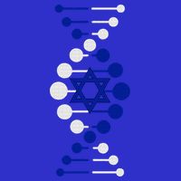 Israel, It's In My DNA Star of David Am Yisrael Chai Poster