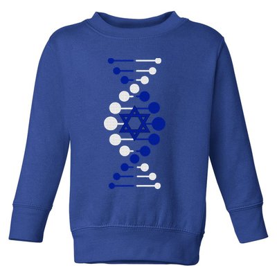 Israel, It's In My DNA Star of David Am Yisrael Chai Toddler Sweatshirt