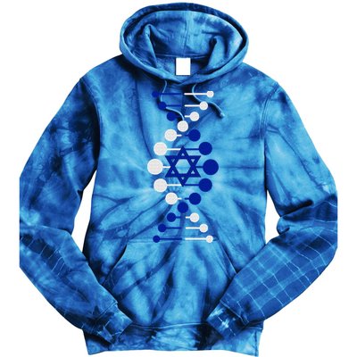Israel, It's In My DNA Star of David Am Yisrael Chai Tie Dye Hoodie