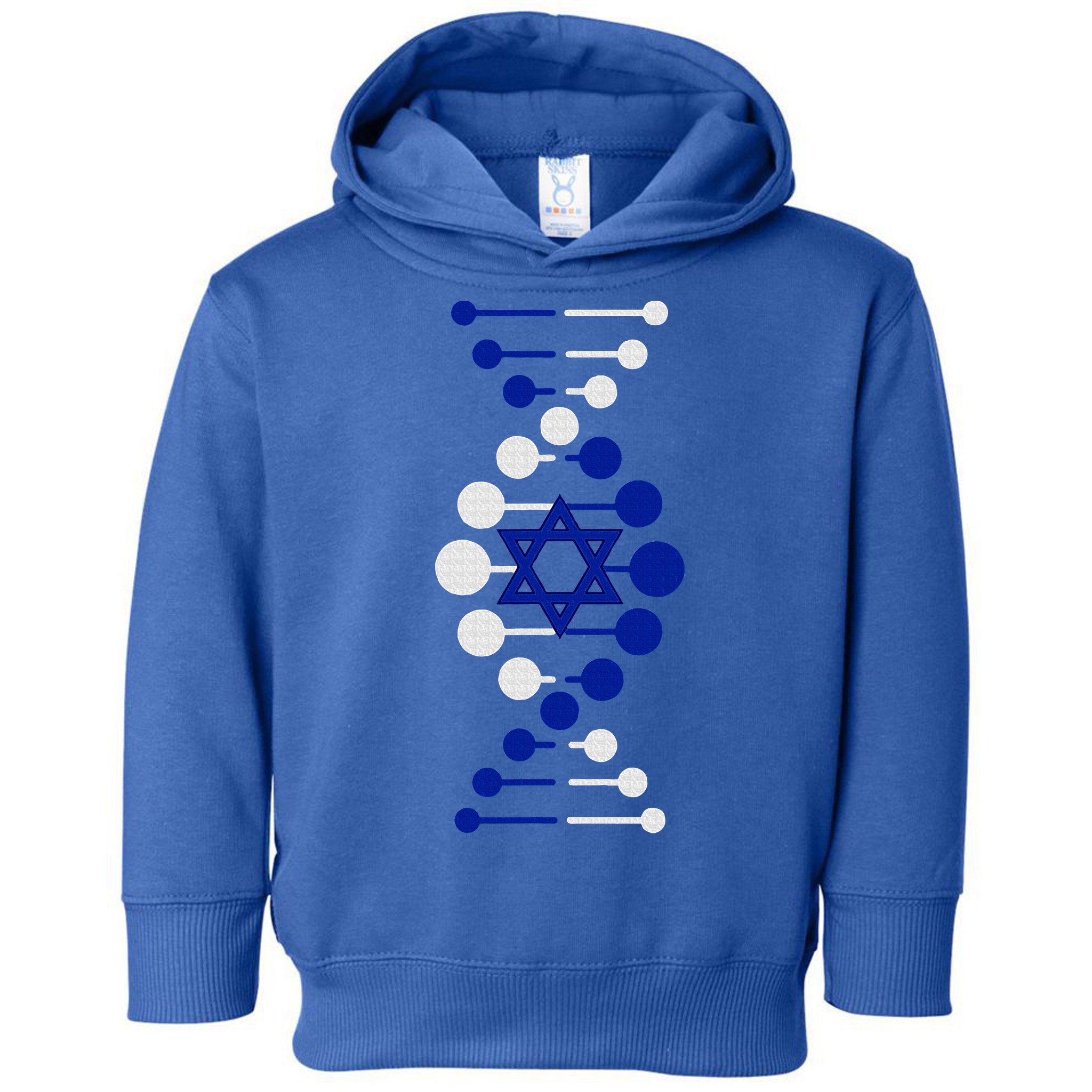 Israel, It's In My DNA Star of David Am Yisrael Chai Toddler Hoodie