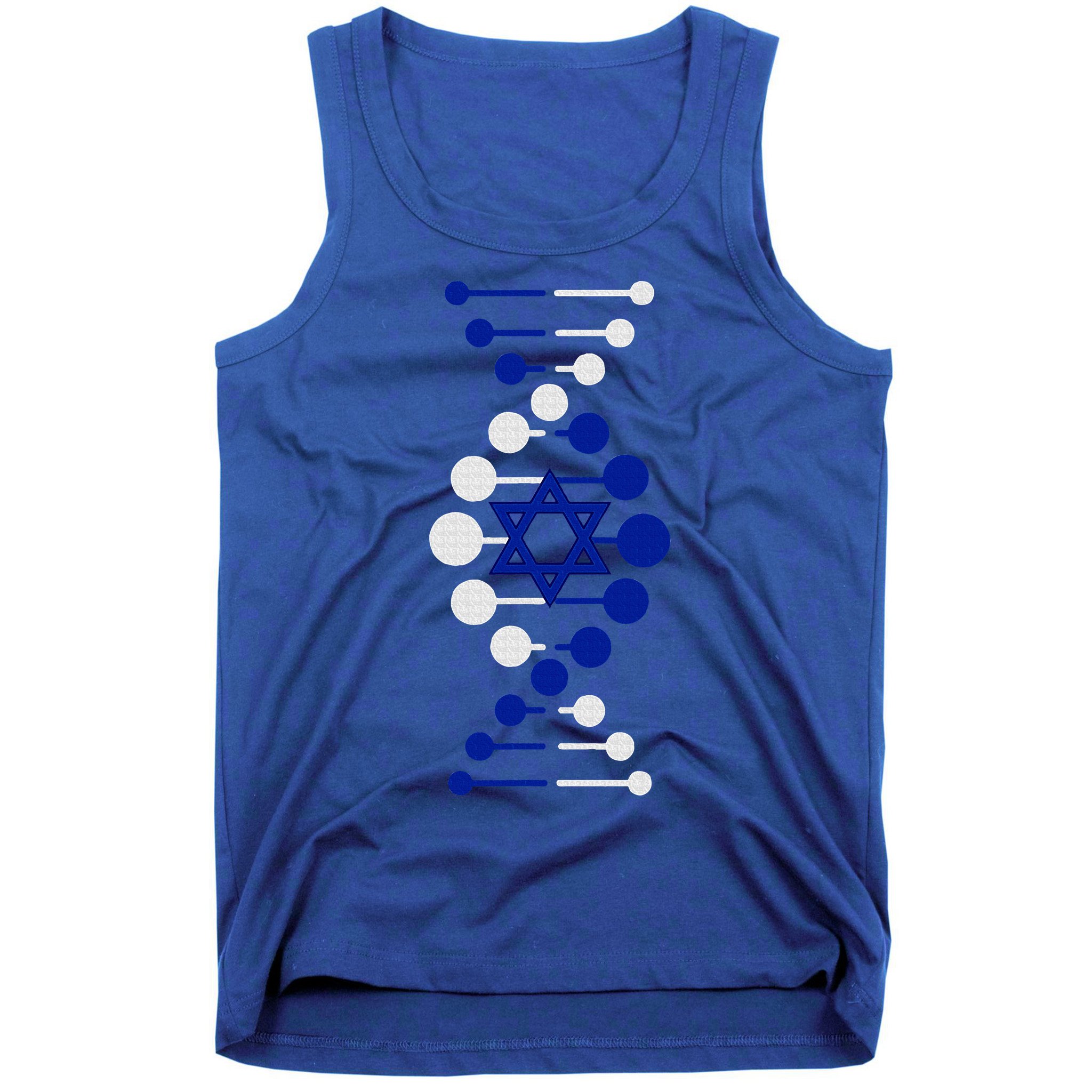 Israel, It's In My DNA Star of David Am Yisrael Chai Tank Top