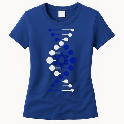 Israel, It's In My DNA Star of David Am Yisrael Chai Womens T-Shirt