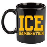 Ice Immigration 11oz C Handle Ceramic Mug