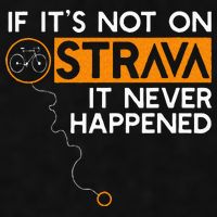 If It Is Not On Strava It Never Happened Cycling Dad Ladies PosiCharge Tri-Blend Wicking Tank