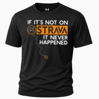 If It Is Not On Strava It Never Happened Cycling Dad Performance Shirt