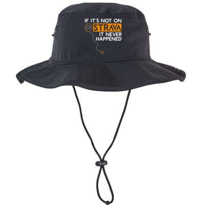 If It Is Not On Strava It Never Happened Cycling Dad Bucket Hat