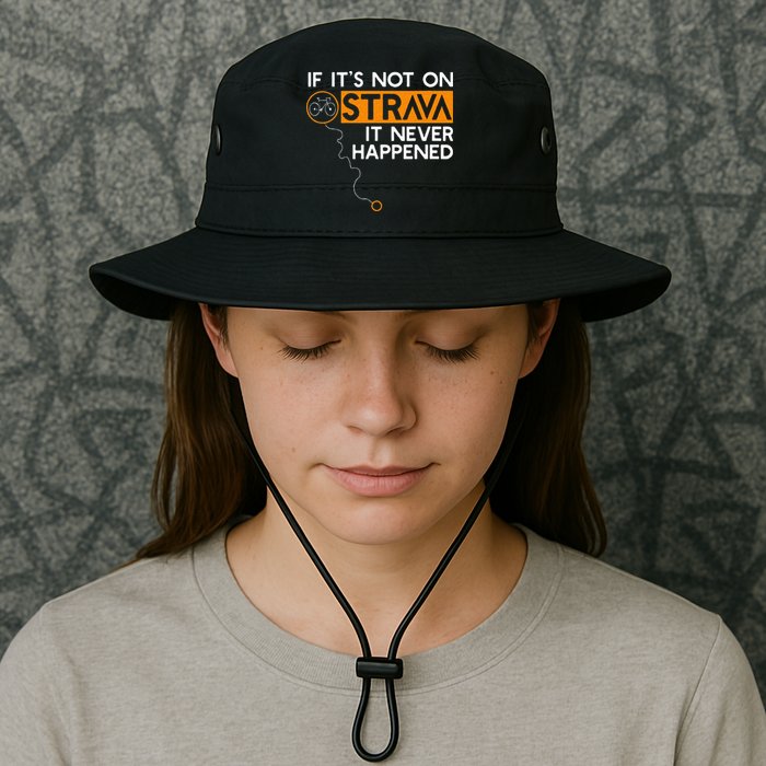 If It Is Not On Strava It Never Happened Cycling Dad Bucket Hat