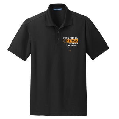 If It Is Not On Strava It Never Happened Cycling Dad Dry Zone Grid Polo