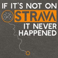 If It Is Not On Strava It Never Happened Cycling Dad Cotton Canvas Backpack