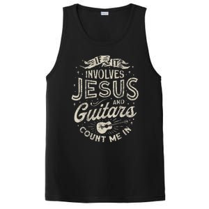 If It Involves Jesus And Guitars Guitarist Christian Music PosiCharge Competitor Tank