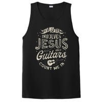 If It Involves Jesus And Guitars Guitarist Christian Music PosiCharge Competitor Tank