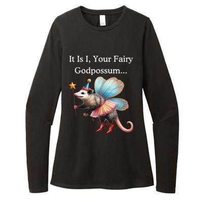 It Is I Your Fairy Godpossum Womens CVC Long Sleeve Shirt