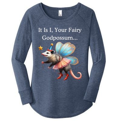 It Is I Your Fairy Godpossum Women's Perfect Tri Tunic Long Sleeve Shirt