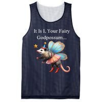 It Is I Your Fairy Godpossum Mesh Reversible Basketball Jersey Tank