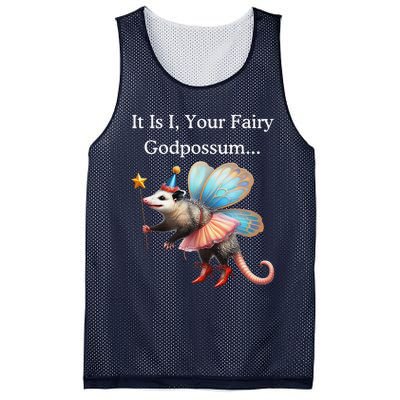 It Is I Your Fairy Godpossum Mesh Reversible Basketball Jersey Tank