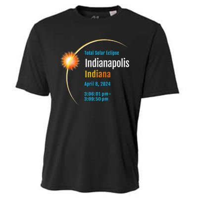 Indianapolis Indiana IN Total Solar Eclipse 2024 1 Cooling Performance Crew T-Shirt