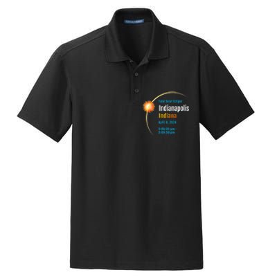 Indianapolis Indiana IN Total Solar Eclipse 2024 1 Dry Zone Grid Polo