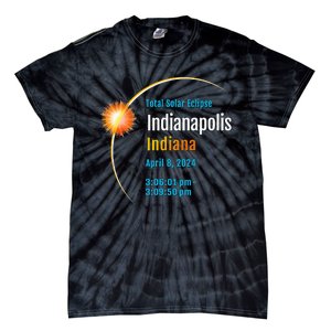 Indianapolis Indiana IN Total Solar Eclipse 2024 1 Tie-Dye T-Shirt