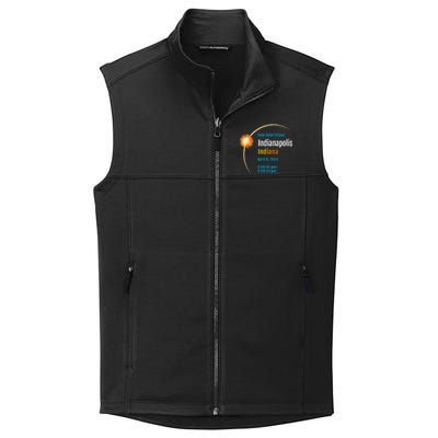 Indianapolis Indiana IN Total Solar Eclipse 2024 1 Collective Smooth Fleece Vest