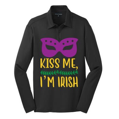 I'm Irish Silk Touch Performance Long Sleeve Polo