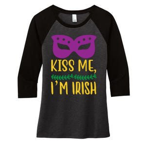 I'm Irish Women's Tri-Blend 3/4-Sleeve Raglan Shirt