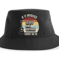 If It Involves Jesus And Guitars Count Me In Sustainable Bucket Hat