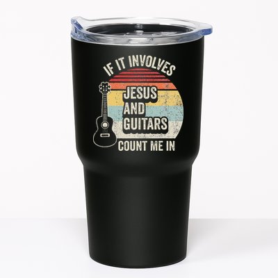 If It Involves Jesus And Guitars Count Me In Tumbler