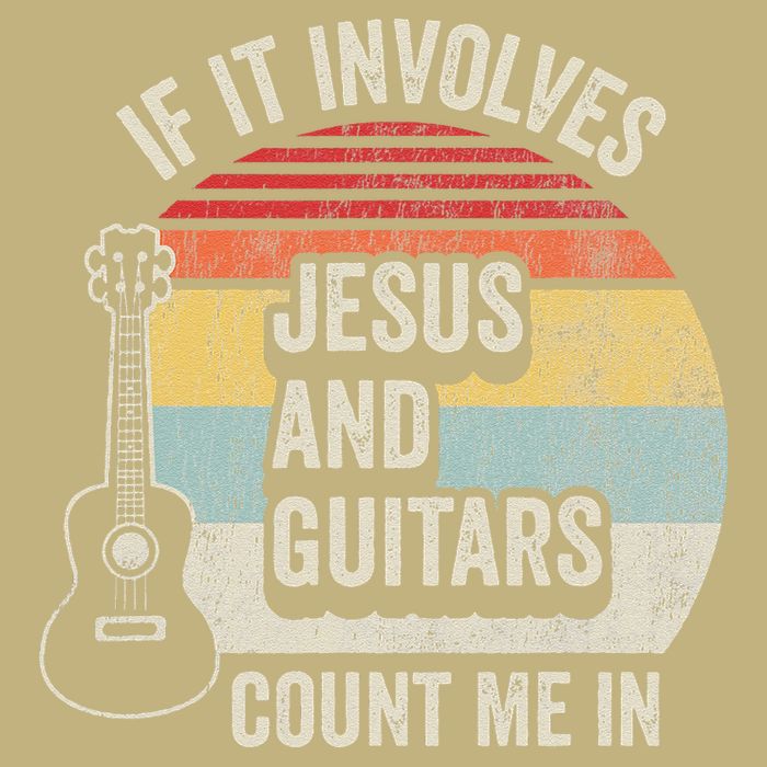 If It Involves Jesus And Guitars Count Me In Hoodie