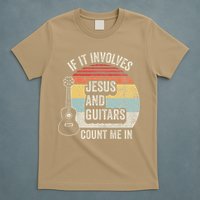 If It Involves Jesus And Guitars Count Me In T-Shirt