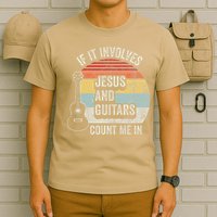 If It Involves Jesus And Guitars Count Me In T-Shirt