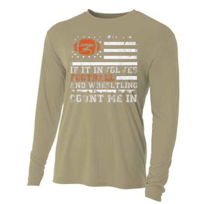 If It Involves Football And Wrestling Count Me In Wrestler Cooling Performance Long Sleeve Crew