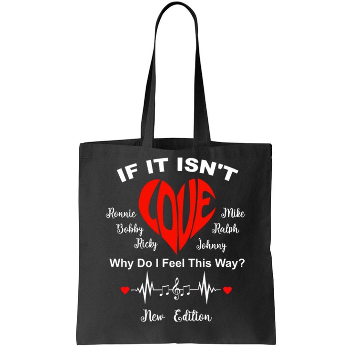 If It Isn't Love Ronnie Bobby Ricky Mike Ralph And Johnny Tote Bag