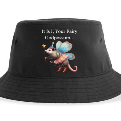 It Is I Your Fairy Godpossum Sustainable Bucket Hat