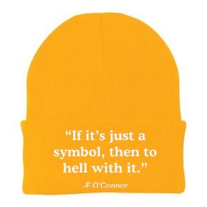 If It’S Just A Symbol Then To Hell With It Knit Cap Winter Beanie