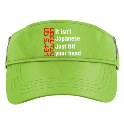 Its Isnt Japanese Just Tilt Your Head Adult Drive Performance Visor