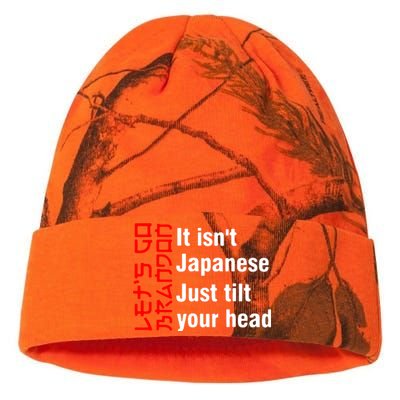 Its Isnt Japanese Just Tilt Your Head Kati Licensed 12" Camo Beanie