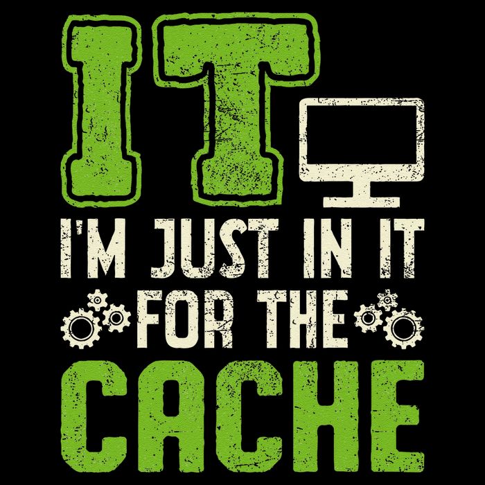 It IM Just In It For The Cache It Helpdesk Tech Support Coffee Mug
