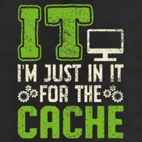 It IM Just In It For The Cache It Helpdesk Tech Support Trucker Hat