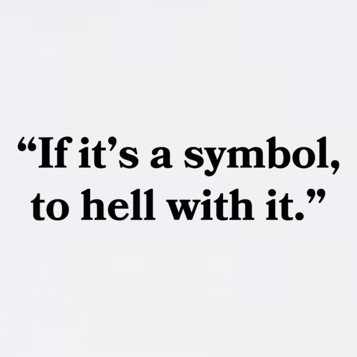 If It’S Just A Symbol Then To Hell With It Mousepad