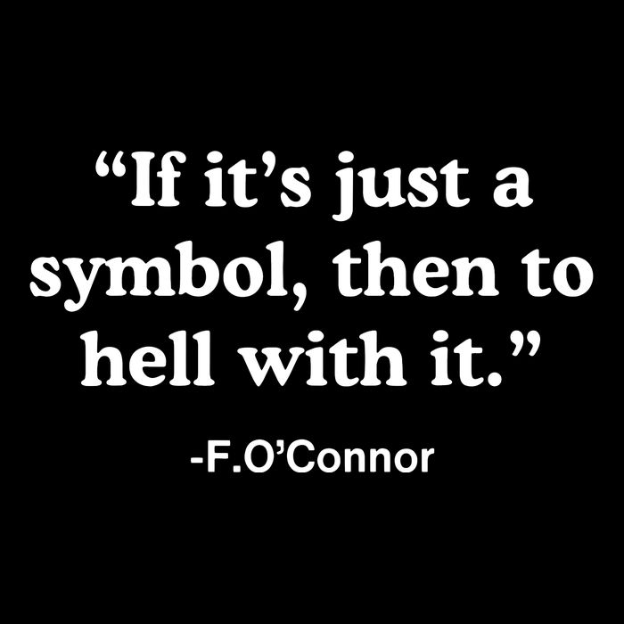 If Its Just A Symbol Then To Hell With It Funny Baby Bodysuit
