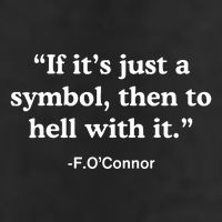 If Its Just A Symbol Then To Hell With It Funny Trucker Hat
