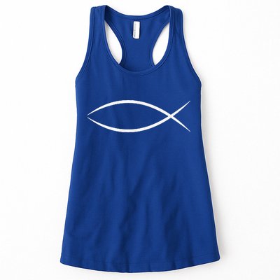 ICHTHYS ICHTHUS JESUS FISH CHRISTIAN SYMBOL Womens Tank Top