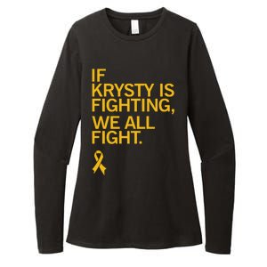 Iowa If Krysty Is Fighting We All Fight Womens CVC Long Sleeve Shirt