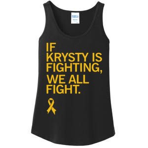 Iowa If Krysty Is Fighting We All Fight Ladies Essential Tank