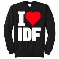 Israelheart I Love Idf Sweatshirt