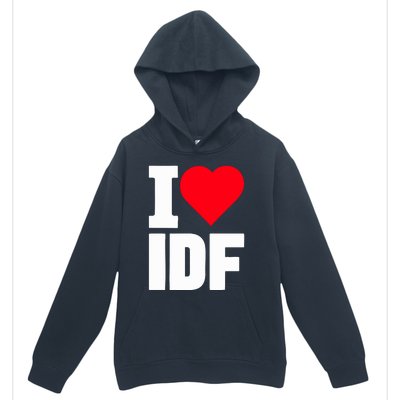 Israelheart I Love Idf Urban Pullover Hoodie